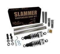 Kit abbassamento posteriore/anteriore cromato burly slammer 04-15 xl sportster B