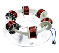 Kit acceleratore elettromagnetico, motore ciclotrone ad anello elicoidale, materiale acrilico per progetti scientifici e regali fai da te, strumento sperimentale educativo