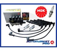 KIT ACCENSIONE BOBINA CAVI CANDELE FIAT MULTIPLA 1.6 1600 BENZINA NATURAL POWER