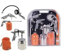 KIT ACCESSORI ARIA COMPRESSA BRIXO PZ.5 AEROGRAFI POSTOLE TUBO COMPRESSORE