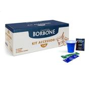 Kit Accessori Caffè Borbone 450 Bicchieri, 450 Palette, 450 Bustine Zucchero