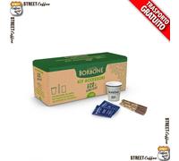 SET 6 Tazzine BORBONE + Piattino Porcellana Cialde Capsule Caffè Borbone
