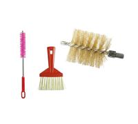 Kit Accessori Canna Fumaria Acciaio - Scovolo Scopetta M12