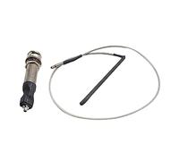 Kit Accessori Chitarra Eq Output Jack e Barra Piezo 2 Pezzi | Nero, Lega, Installazione Semplice, per Folk Guitar, Set da 1 Confezione