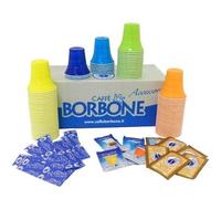 Kit Accessori Completo 100 Pezzi Serigrafato Caffe' Borbone