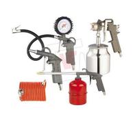 KIT ACCESSORI COMPRESSORE ARIA COMPRESSA AEROGRAFO ALLUMINIO SET 5 PZ