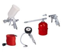 KIT ACCESSORI COMPRESSORE ARIA COMPRESSA AEROGRAFO SET 5 PZ soffiaggio