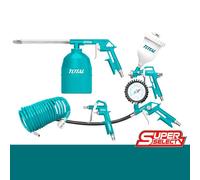 KIT ACCESSORI COMPRESSORE ARIA COMPRESSA AEROGRAFO SET 5pz ECO TOTAL