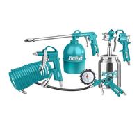 KIT ACCESSORI COMPRESSORE ARIA COMPRESSA AEROGRAFO SET 5pz TOTAL