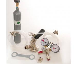 Kit accessori con attacco fusto birra tipo A, tubo per birra da 7 mm e 0,5 kg bombola CO2