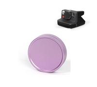 Kit accessori copriobiettivo per Polaroid NOW 2/3/ NOW + 2/3, copriobiettivo in alluminio, copriobiettivo antigraffio, protezione per lo schermo (viola)