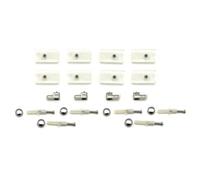 Kit accessori di fissaggio per box doccia linea essential