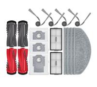 Kit accessori di ricambio compatibile con Roborock G30S PRO e compatibile con Roborock Saros 20 - Spazzole principali, spazzole laterali, filtri, sacchetti e panni mop - Nouvo