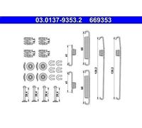 Kit accessori, ganasce freno ATE 3.0137-9353.2 per SUBARU JUSTY IV 1 2007-2012
