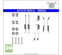 Kit accessori ganasce freno ATE Posteriore per FORD ESCORT ORION
