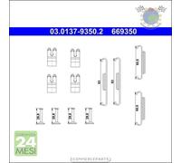 Kit accessori ganasce freno ATE Posteriore per LAND ROVER FREELANDER