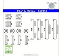 Kit accessori ganasce freno ATE Posteriore per MERCEDES CLASSE X 350 250 220 NI