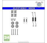 Kit accessori ganasce freno ATE Posteriore per TOYOTA YARIS