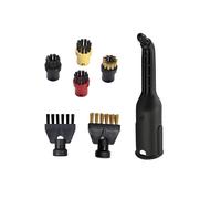 INF Accessori spazzola e ugello vapore per Kärcher SC/SG, 7 pezzi di ricambio, 4 spazzole rotonde, 2 spazzole piatte, 1 ugello per pulizia a vapore