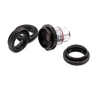 kit accessori microscopio camera preparazione vetr CS-C C-RMS Adattatore Adattatore Objective Lens Adattatore RMS for C cs Discussione C-Mount Accessori per microscopio