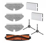 Dreame Mova M1 Robotic Vacuum Cleaner Accessory Set, Includes 2 x Side Brushes, 2 x Dust Filters, 3 x Mop Cloths, 1 x Main Brush, Original Accessories