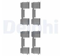 Kit accessori, Pastiglia freno Assale anteriore per CITROËN FIAT FORD IVECO PEUG