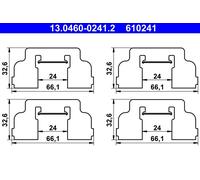 Kit accessori, Pastiglia freno Assale anteriore per DACIA RENAULT LOGAN LOGAN MC