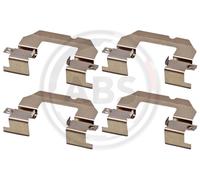 Kit accessori, Pastiglia freno Assale anteriore per KIA RIO STONIC