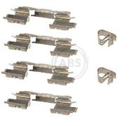 Kit accessori, Pastiglia freno Assale anteriore per TOYOTA CAMRY