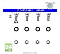 Kit accessori pastiglie freno ATE Anteriore per MERCEDES MB D