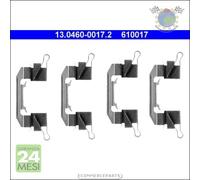 Kit accessori pastiglie freno ATE Anteriore per NISSAN PATHFINDER NAVARA MURANO