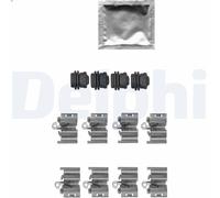 Kit accessori, pastiglie freno DELPHI LX0668 per FIAT 500X (334_) 2 2018-2020