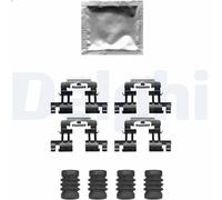 Kit accessori, pastiglie freno DELPHI LX0677 MAZDA 3 (BM, BN) 2 2013-2019