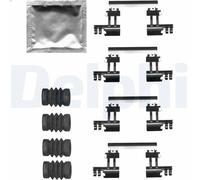 Kit accessori, pastiglie freno DELPHI LX0679 per MAZDA 3 (BM, BN) 2 2013-2016
