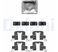 Kit accessori, pastiglie freno DELPHI LX0696 per MAZDA CX-3 (DK) 1.5 2015-2018