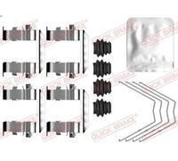Kit accessori, pastiglie freno QUICK BRAKE 109-0131 per NOTE (E12) 1.2 2012-2016