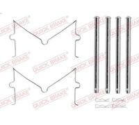 Kit accessori, pastiglie freno QUICK BRAKE 109-0180 HILUX VIII Pick-up 2.4 2015-
