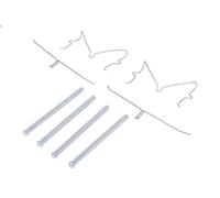 Kit accessori, pastiglie freno QUICK BRAKE 109-1885 HILUX VII Pick-up 3 2005-