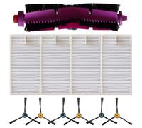 Kit accessori per aspirapolvere Midea V12 e Eureka J12 Ultra con spazzola principale e spazzole laterali + filtro per rimozione polvere