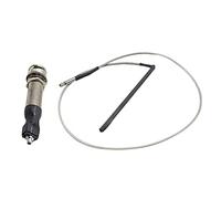 Kit Accessori per Chitarra Eq Uscita Jack e Pickup 2 Pezzi | Lega Nera, Installazione Semplice, per Chitarra Folk Acustica, Set da 1 Confezione
