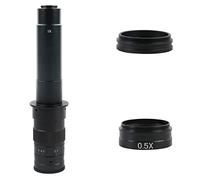 Kit accessori per microscopio 0. 5x 2x 0.35x 1x Videocamera for microscopio video. Vetrini per microscopio (Color : 150x-300x)
