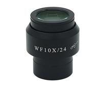 Kit accessori per microscopio 1pcs Microscopio stereo WF10X 22 Mm 23 mm 24 mm largo oculare diottrie 30 mm di diametro Vetrini per microscopio (Warna : WF10X-24)