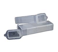 Kit accessori per microscopio 2pcs/lotto microscopio in plastica campione di vetrini for campione in scatola mantengono le diapositive 5pcs biologiche Vetrini per microscopio