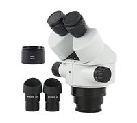 Kit accessori per microscopio 3. 5x 7x 45x 90x Accessori for la testa del microscopio stereo binoculare WF10X/2 OCCOLI 0MM 0. 5x 2x Lice Barlow Vetrini per microscopio (Color : 3)