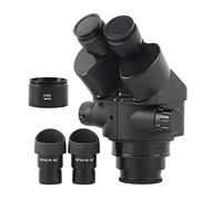 Kit accessori per microscopio 3. 5x 7x 45x 90x Accessori for la testa del microscopio stereo binoculare WF10X/2 OCCOLI 0MM 0. 5x 2x Lice Barlow Vetrini per microscopio (Color : 6)