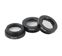 Kit accessori per microscopio 30 0x 450x 600x Lens 0 zoom centesimo continuo monoculare digitale 0. 7x-5.6x Lente in ingradamento Vetrini per microscopio (Color : 3Pcs)