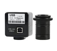 Kit accessori per microscopio 5Mp CMOS USB Telecamera for microscopio oculare digitale con telecamera industriale ad alta velocità Vetrini per microscopio