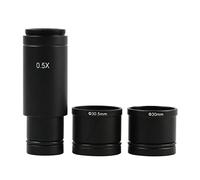 Kit accessori per microscopio 5MP USB Video Digital Video Digital Microscopio 0,5X oculare c-mount 23,2 mm Adattatore 30/30,5 mm Anello Vetrini per microscopio (Color : C)