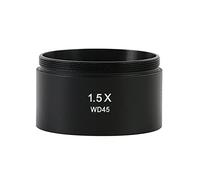Kit accessori per microscopio 7x-45x 3.5x-90x Testa del microscopio trinoculare stereo focale Simul 0. 3x 0,5x 0,7x 1x 1.5x 2.0x Lente ausiliaria Vetrini per microscopio (Color : 1.5X)