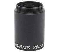 Kit accessori per microscopio Adattatore di lunghezza parfocale obiettivo microscopio interno RMS Filmo Extender 12mm 15mm 18mm 28mm Accessori Vetrini per microscopio (Color : Total Length 28 mm)